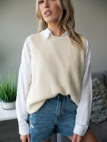 Brittany Crew Neck Sweater Vest