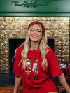 Rockin' Around Sequin Nutcracker T-shirt - Red