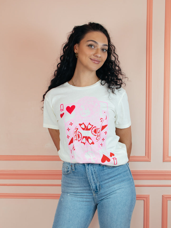 "Queen of Hearts" Dolly Graphic Tee