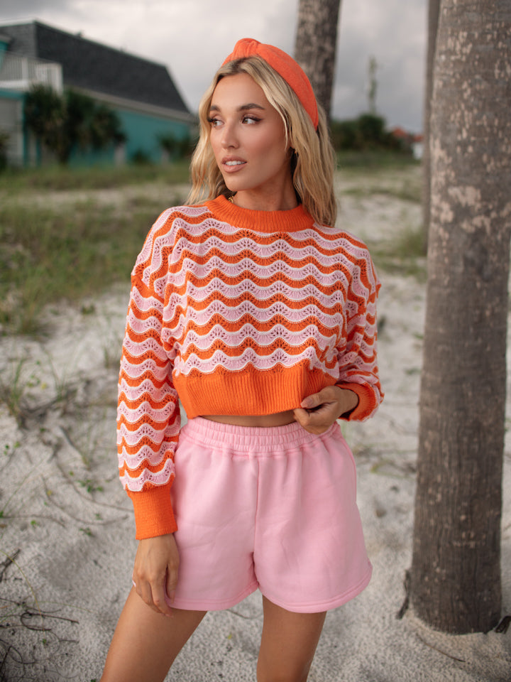 Orange and Pink Wavy Sweater – lowerright