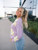 Lavender Poppy Sweater