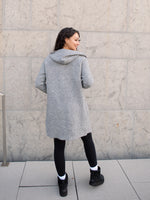 Cassie Classic Hooded Cardigan - Heather Gray