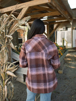 Grace Oversized Plaid Print Shacket