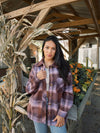 Grace Oversized Plaid Print Shacket