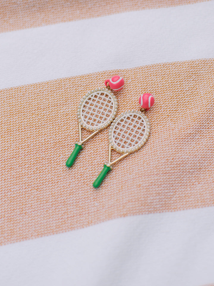 CANVA Tennis Earrings