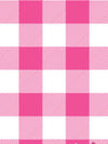 Pink-and-White Checkered Blanket