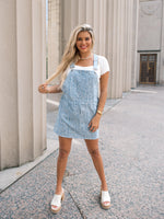 Paisley Please Overall Mini Dress
