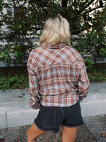 Brynn Flannel Shirt - Rust