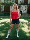 Ruby Strapless Top