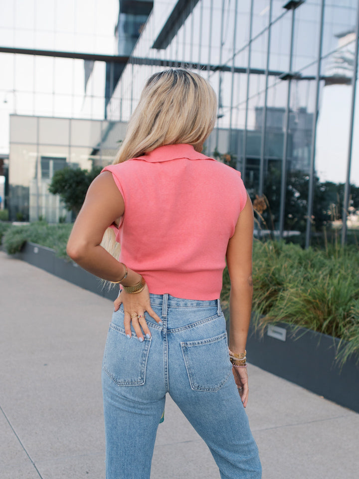 Rae Collared Knit Top